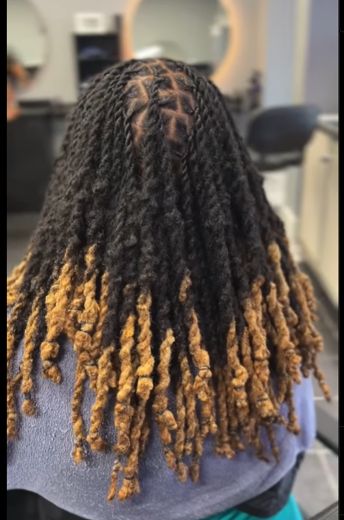 twists natural hairstyle